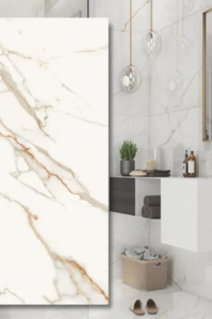 porcelain Polie marbré Golden Statuario 120/60