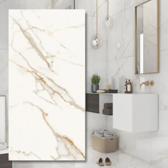 porcelain Polie marbré Golden Statuario 120/60