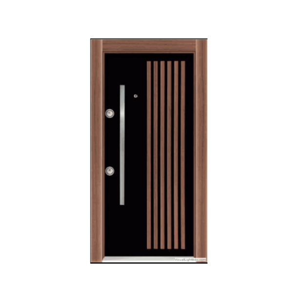 Porte Blindé Marron