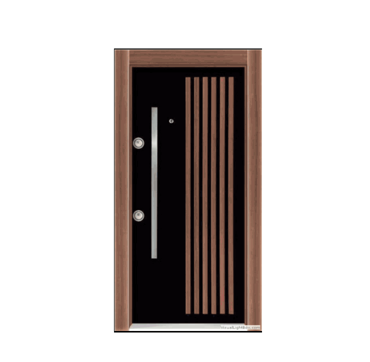 Porte Blindé Marron